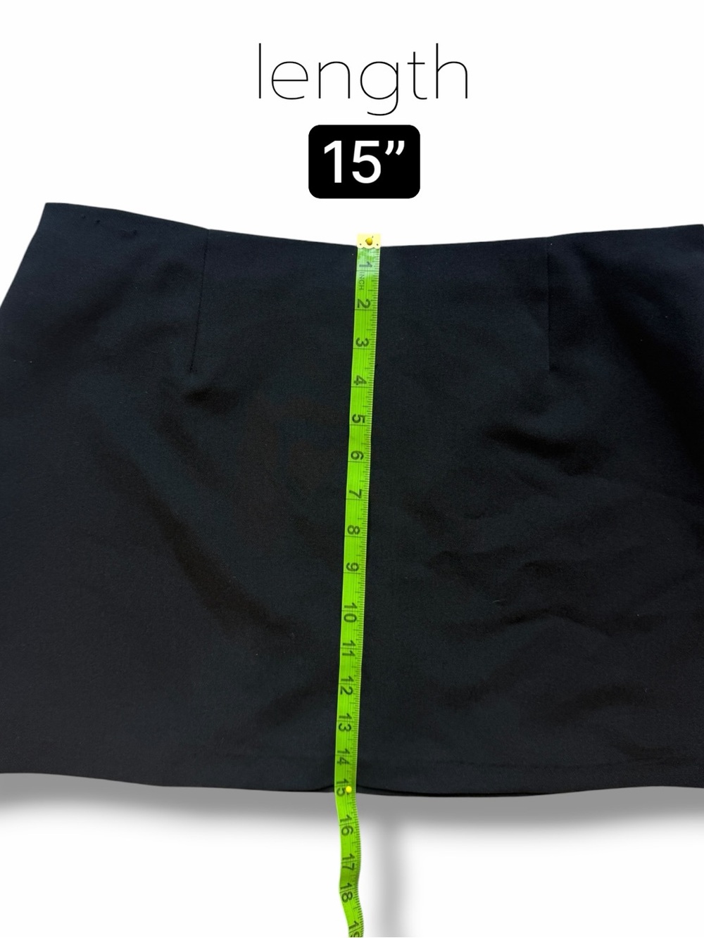 NWOT Steve Madden “Cindi” Black Mini Skirt with Built in Shorts - Picture 4 of 12